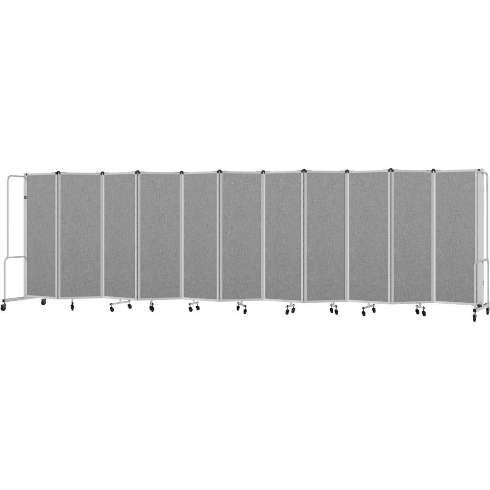 Office Cubicle Partitions; Office Cubicle Partition Type: Mobile, Portable ; Color: Gray ; Material: PET; Aluminum; Steel ; Mount Type: Self-Supporting ; Height (Inch): 72 ; Width (Inch): 27