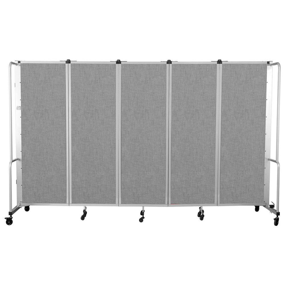 Office Cubicle Partitions; Office Cubicle Partition Type: Mobile, Portable ; Color: Gray ; Material: PET; Aluminum; Steel ; Mount Type: Self-Supporting ; Height (Inch): 72 ; Width (Inch): 27
