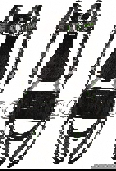 Fall Protection Harnesses: 400 Lb, Construction Style, Size Universal