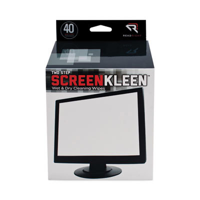 Read Right Two Step ScreenKleen Wet and