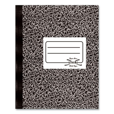 Xtreme White Notebook: 80 Sheets, College Ruled, White Paper, Sewn Binding