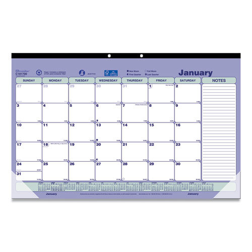 Desk Pad Calendar: 12 Sheets