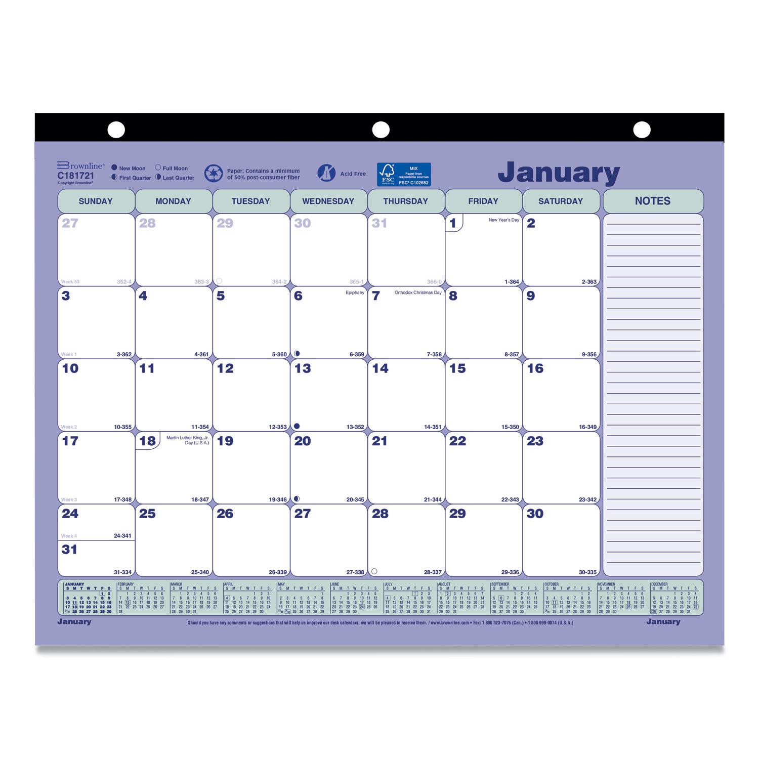 DESK PAD,MONTHLY