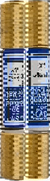 Cartridge Time Delay Fuse: H, 10 A, 50.8 mm OAL, 14.3 mm Dia