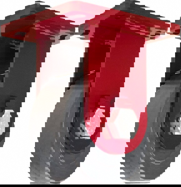 Rigid Top Plate Caster: Nylon, 6