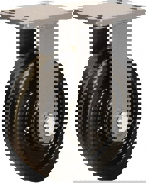 Rigid Top Plate Caster: Phenolic, 8