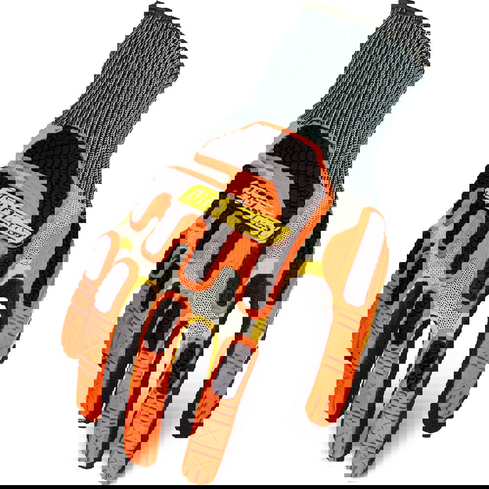 General Purpose Work Gloves: Medium, Nitrile Coated, Polyester/Knit