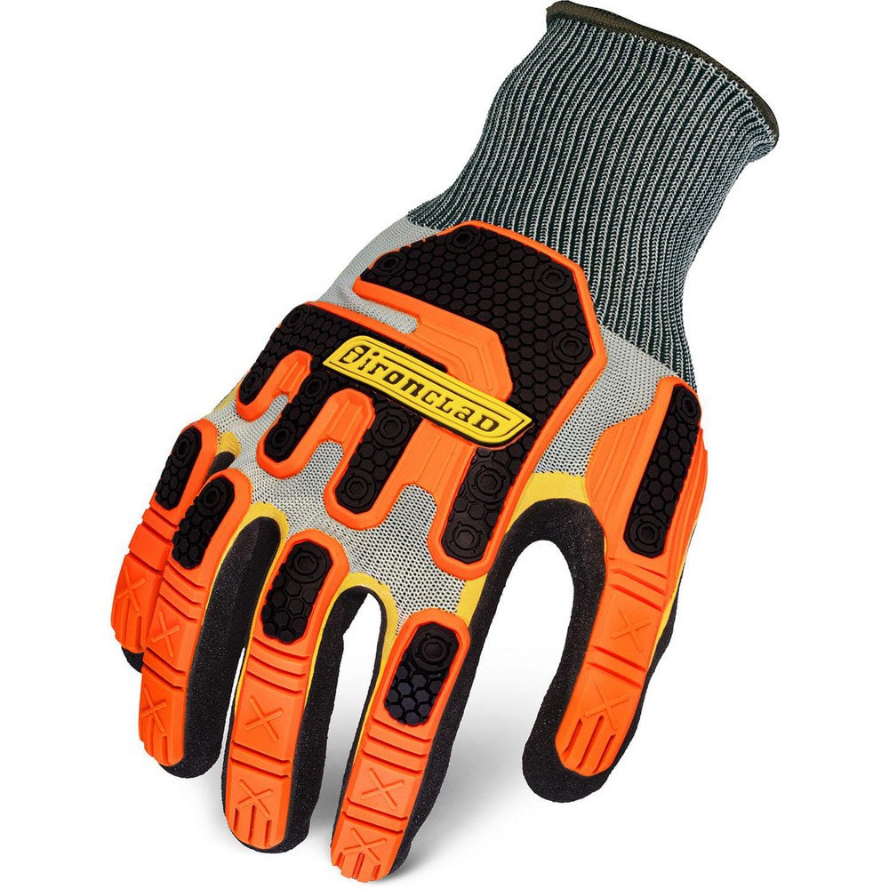 General Purpose Work Gloves: X-Large, Nitrile Coated, Polyester/Knit