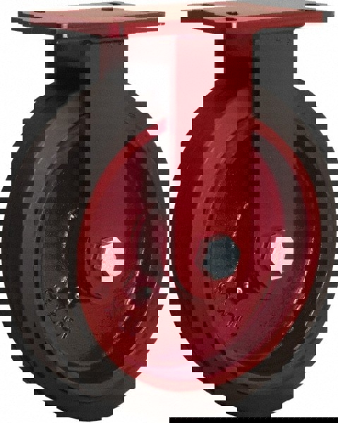 Rigid Top Plate Caster: Rubber Mold on Cast Iron, 10