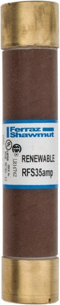 Cylindrical Fast-Acting Fuse: H, 35 A, 5-1/2