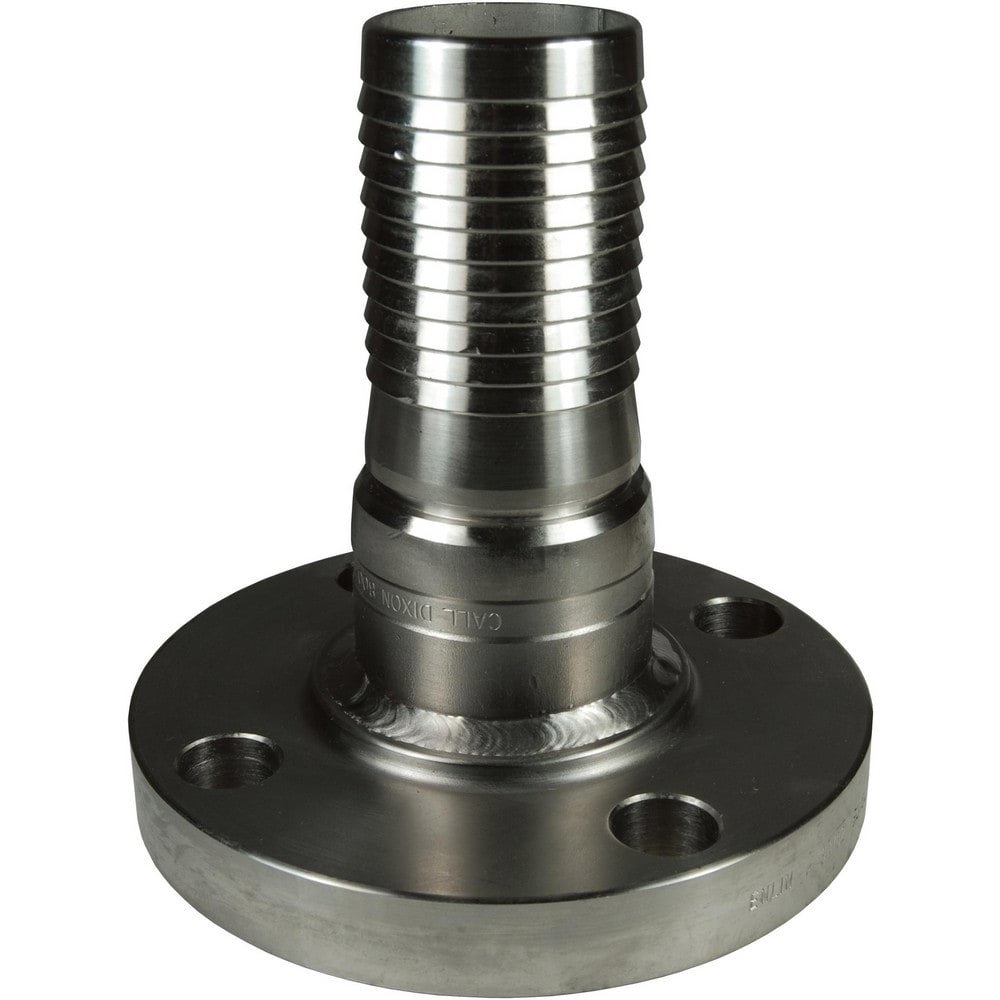 Suction & Discharge Hose Couplings; Type: King Crimp Style Flanged Fitting ; Coupling Type: Crimp Stem w/Flanged End ; Coupling Descriptor: King Nipple x Flanged End ; Material: Stainless Steel ; Coupler Size (Fractional Inch): 3