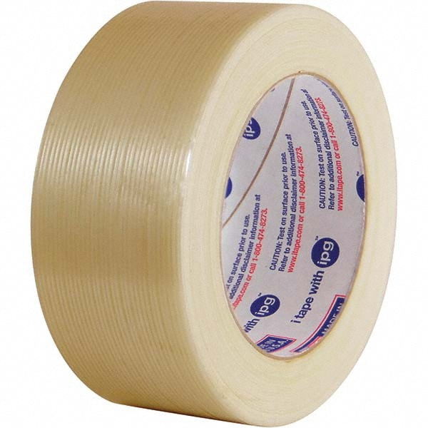 Filament & Strapping Tape; Type: Filament Tape ; Color: Natural ; Width (mm - 2 Decimals): 12.00 ; Thickness (mil): 7.5000 ; Length (Meters): 54.80 ; Material: Rubber