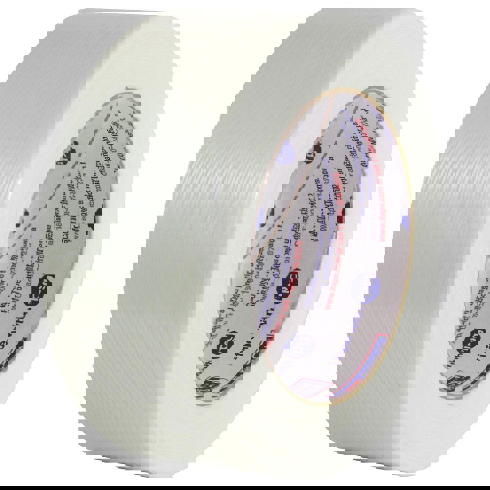 Filament & Strapping Tape; Type: Filament Tape ; Color: Clear ; Thickness (mil): 6.2 ; Length (Yards - 2 Decimals): 60 ; Tensile Strength (lbs): 350 (Pounds); Output Pressure: 1.2 PSI