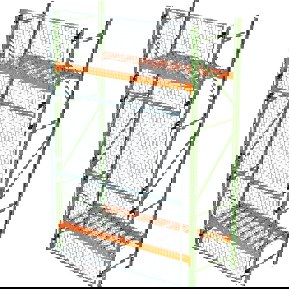 Open Shelving Accessories & Components; Component Type: Rack Guard ; For Use With: Pallet Racking ; Material: Steel ; Height (Feet): 4.000 ; Color: Gray ; Finish: Powder-Coated