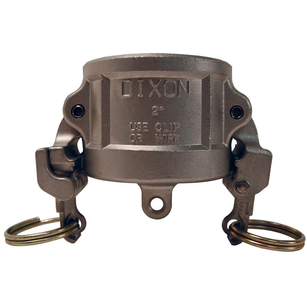 Suction & Discharge Hose Couplings; Type: Type H Dust Cap ; Coupling Type: Cam & Groove ; Coupling Descriptor: EZ Boss-Lock Dust Cap ; Material: Stainless Steel ; Coupler Size (Fractional Inch): 2 ; Thread Size: Non-Threaded