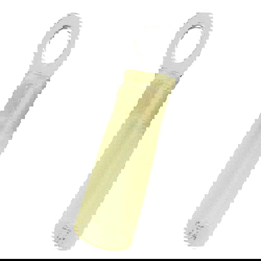 Circular Ring Terminal: Partially Insulated, 12 to 10 AWG, Crimp Connection