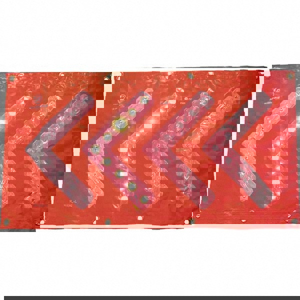 Road Safety Lights & Flares; Type: Magnetic Arrow Light ; Bulb Type: LED ; Bulb/Flare Color: Red ; Body Material: Polycarbonate ; Battery Size: AA ; Product Service Code: 6310