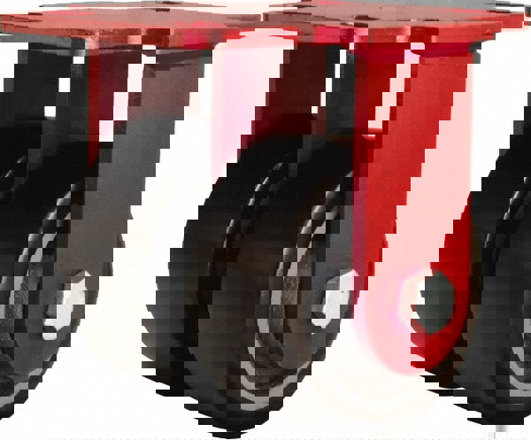 Rigid Top Plate Caster: Polyurethane Mold on to Cast Iron Center, 4