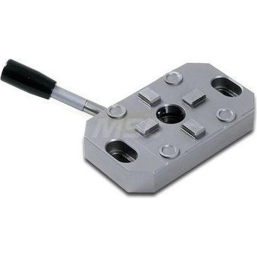 EDM Chucks; Chuck Size: 122mm x 87mm ; System Compatibility: System 3R; Macro ; Actuation Type: Manual ; Material: Stainless Steel ; CNC Base: Yes ; EDM Base: Yes