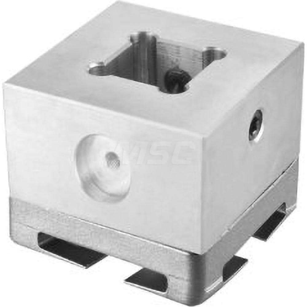EDM Electrode Holders; Maximum Electrode Size (mm): 30 ; Electrode Shape Compatibility: Square/Round ; Flushing Duct: No ; With Plate: Yes ; Hardened: Yes ; UNSPSC Code: 27112100