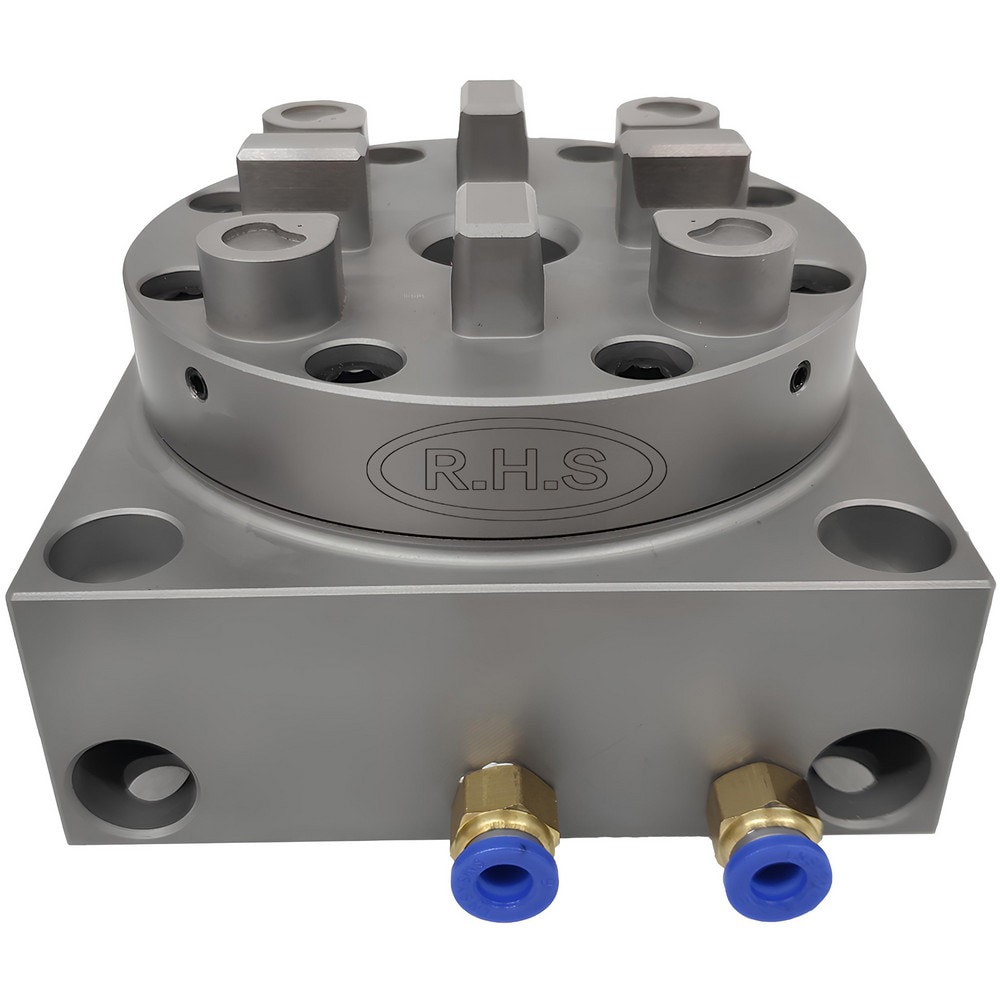 WEDM Chucks; Tightening Torque (Nm): 6.00 ; Actuation Mechanism: Automatic ; Required Drawbar: RHS-S4552 ; Material: Stainless Steel ; Series: RHS-3R ; Fixed Index Positions: 4 x 90 Degrees