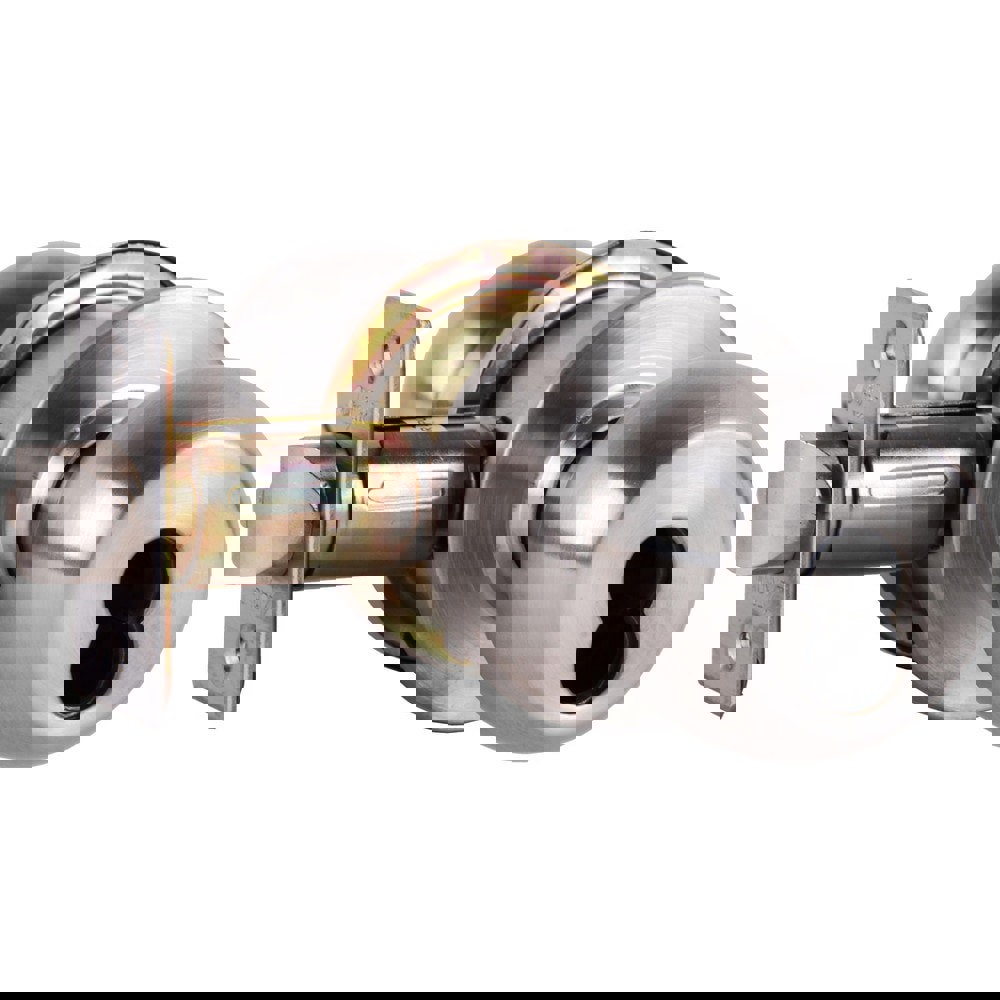 Knob Locksets; Type: Entrance ; Key Type: Keyed Different ; Material: Metal ; Finish/Coating: Satin Stainless Steel ; Compatible Door Thickness: 1-3/8