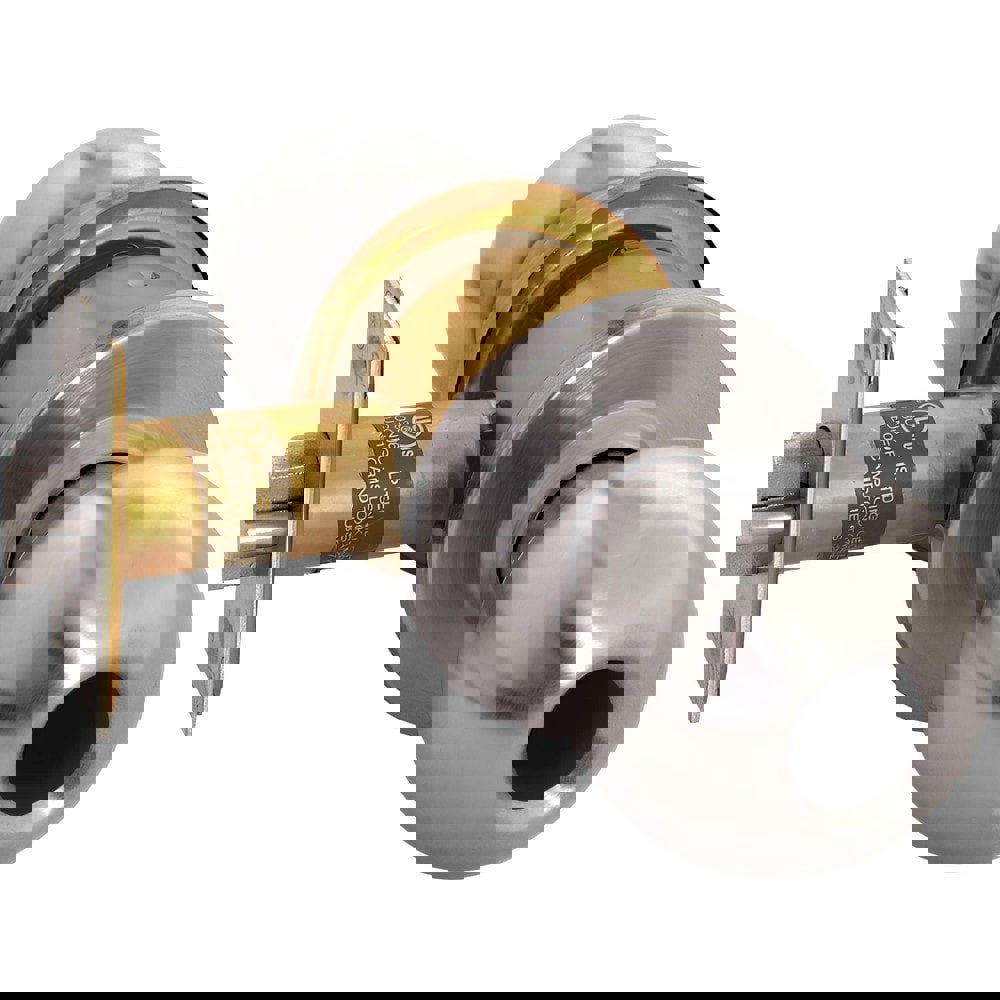 Knob Locksets; Type: Storeroom ; Key Type: Keyed Different ; Material: Metal ; Finish/Coating: Satin Stainless Steel ; Compatible Door Thickness: 1-3/8