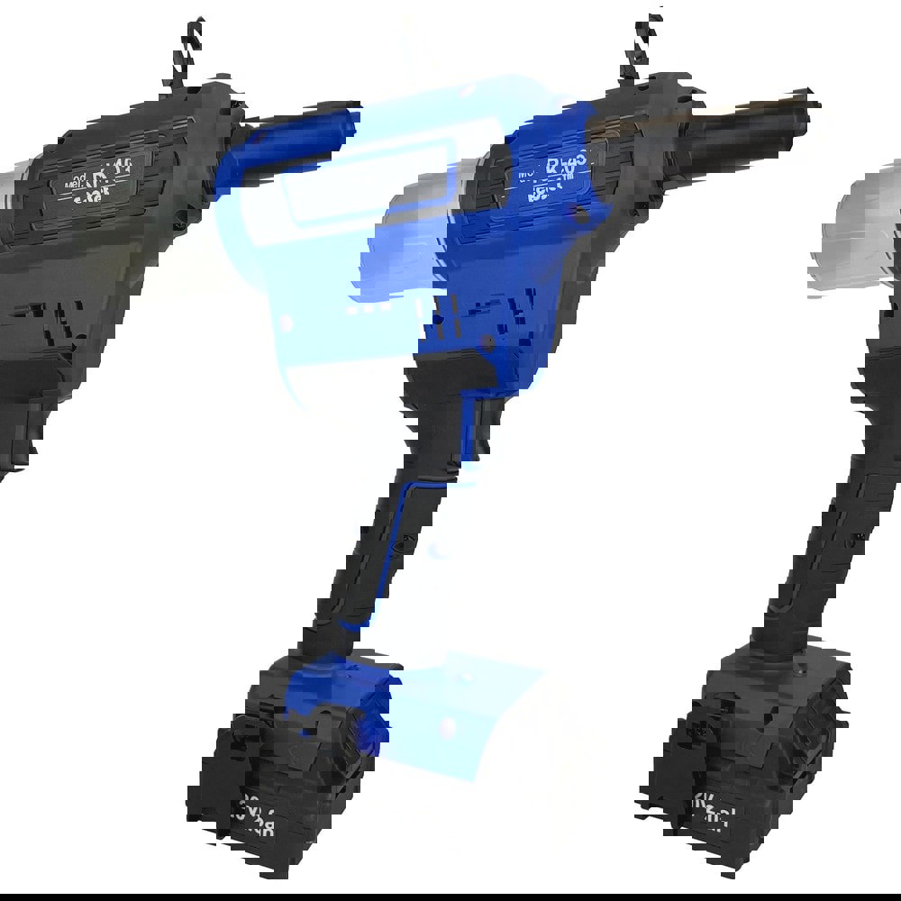 RK-403 EcoSet Cordless Riveting Tool: 1/8 to 1/4 Rivet Capacity, 20V, 1.06