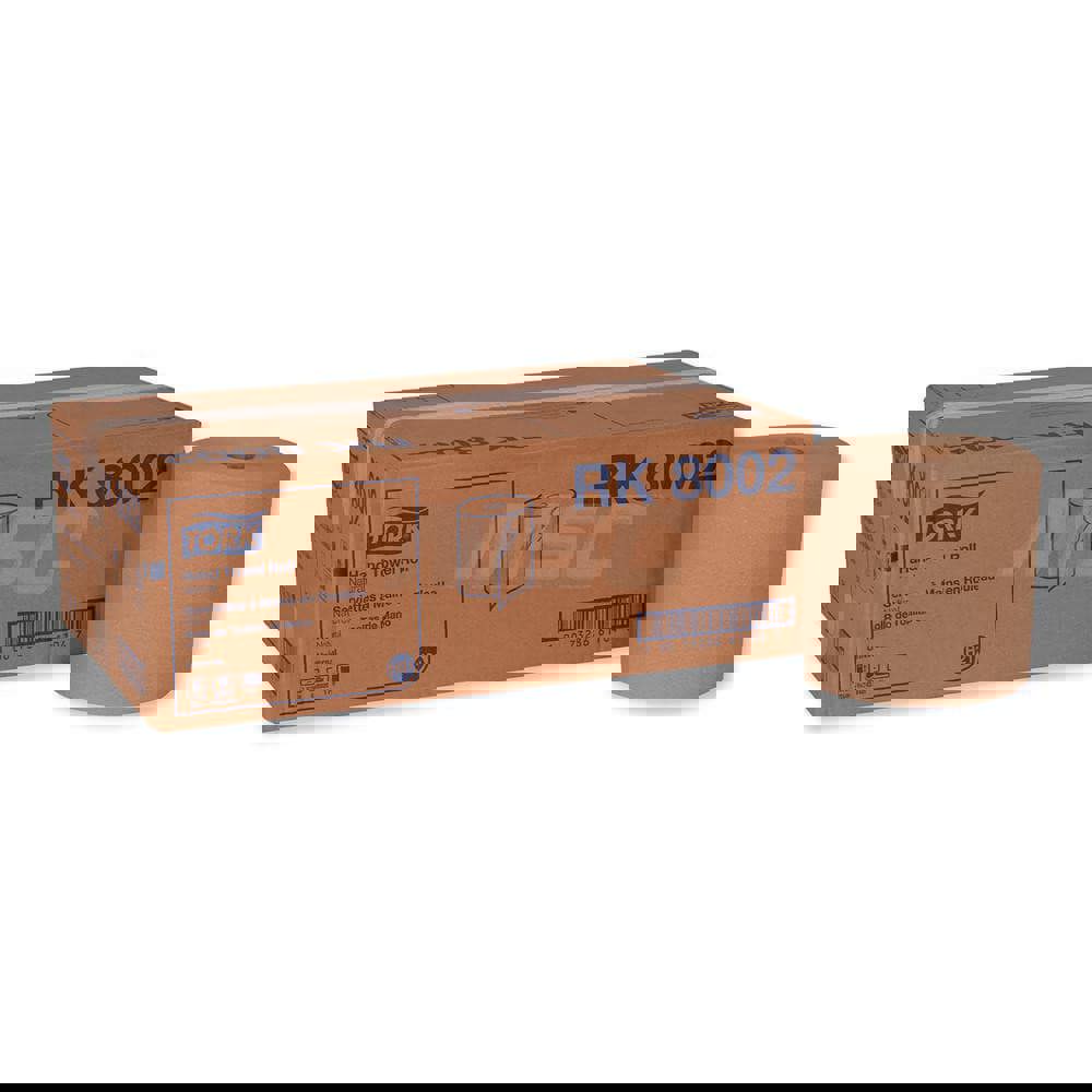 Paper Towels: Hard Roll, Roll, 1 Ply, Recycled Fiber, Natural