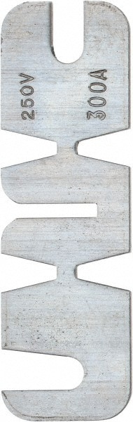 Cylindrical Fast-Acting Fuse: H, 300 A, 8-5/8
