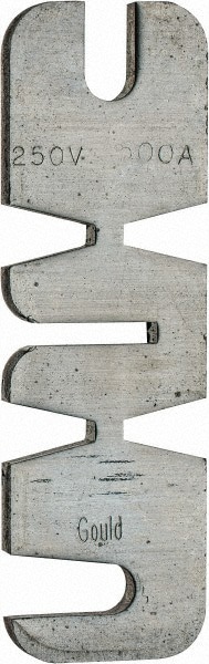 Cylindrical Fast-Acting Fuse: H, 500 A, 10-3/8