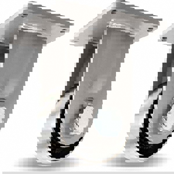 Rigid Top Plate Caster: Forged Steel, 6