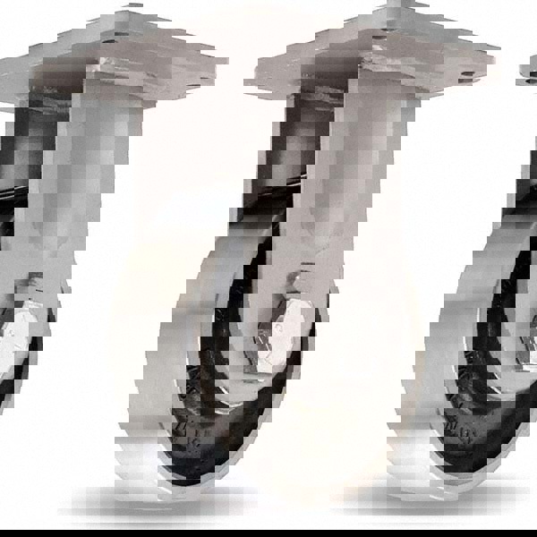 Rigid Top Plate Caster: Forged Steel, 8