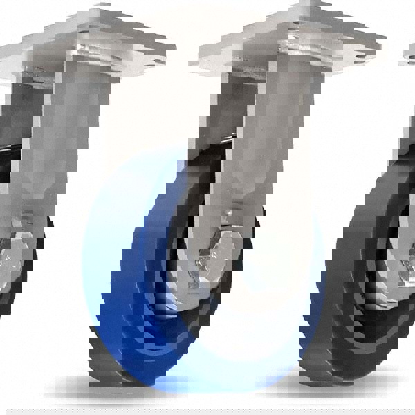 Rigid Top Plate Caster: Polyurethane, 8