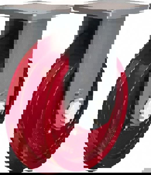 Rigid Top Plate Caster: Iron, 10