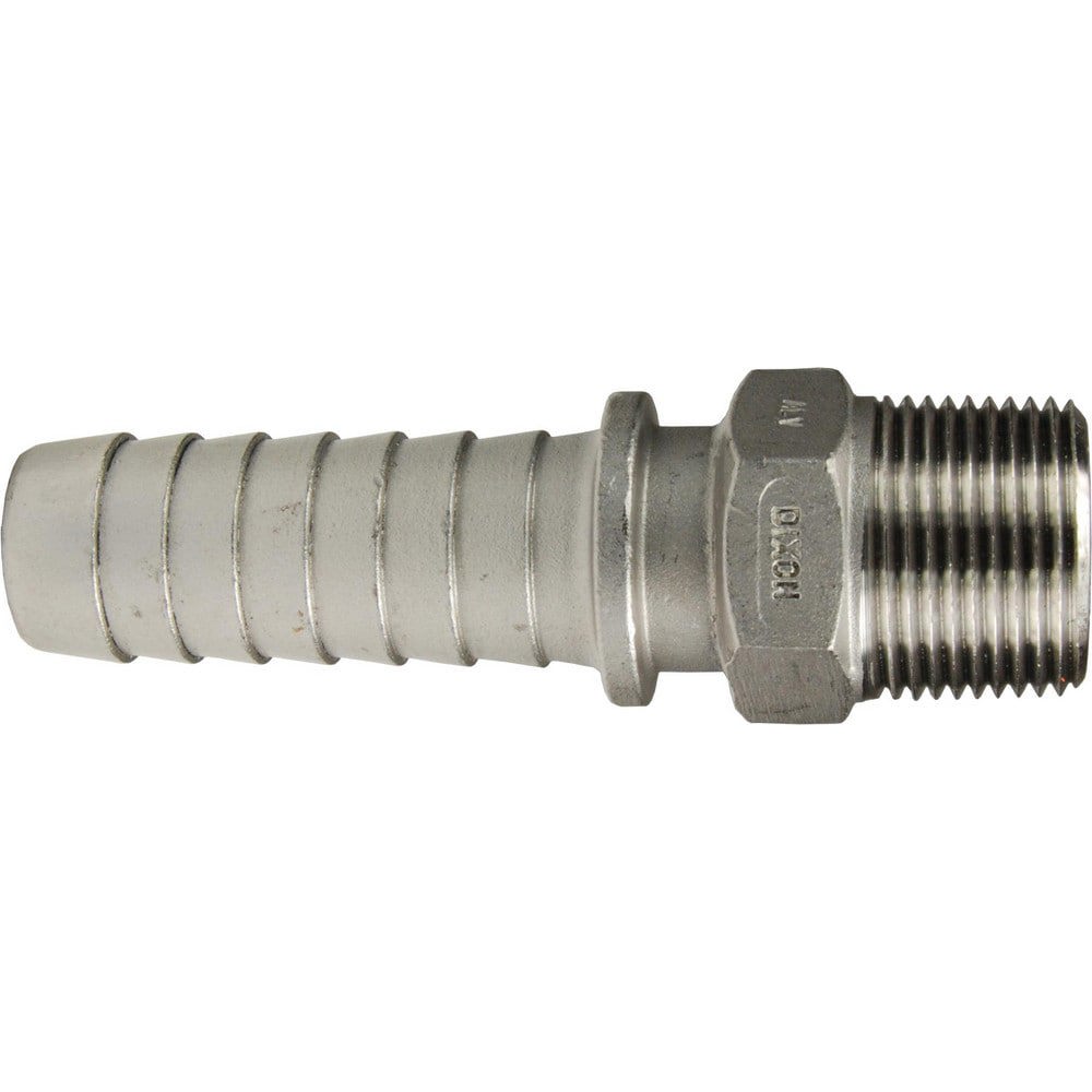 Suction & Discharge Hose Couplings; Type: Boss Male Stem ; Coupling Type: Hose x MNPT ; Coupling Descriptor: Male Stem x Hose ; Material: Stainless Steel ; Coupler Size (Fractional Inch): 1 ; Thread Size: 1