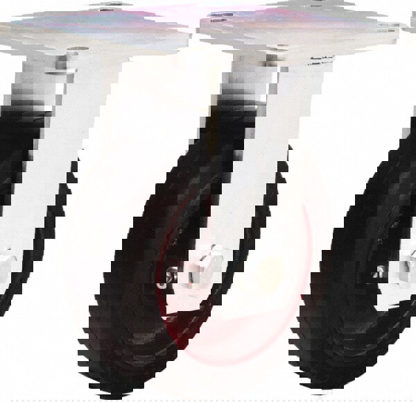 Rigid Top Plate Caster: Rubber Mold on Cast Iron, 5