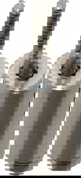 Air Cylinder Self-Aligning Rod Coupler: 1/4-28 Thread, Stainless Steel, Use with Hydraulic & Pneumatic Cylinders