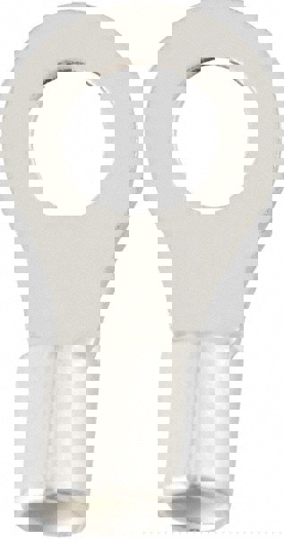 Circular Ring Terminal: Non-Insulated, 6 AWG, Crimp Connection