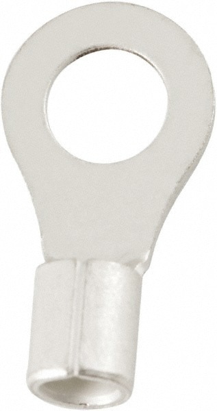 Circular Ring Terminal: Non-Insulated, 6 AWG, Crimp Connection