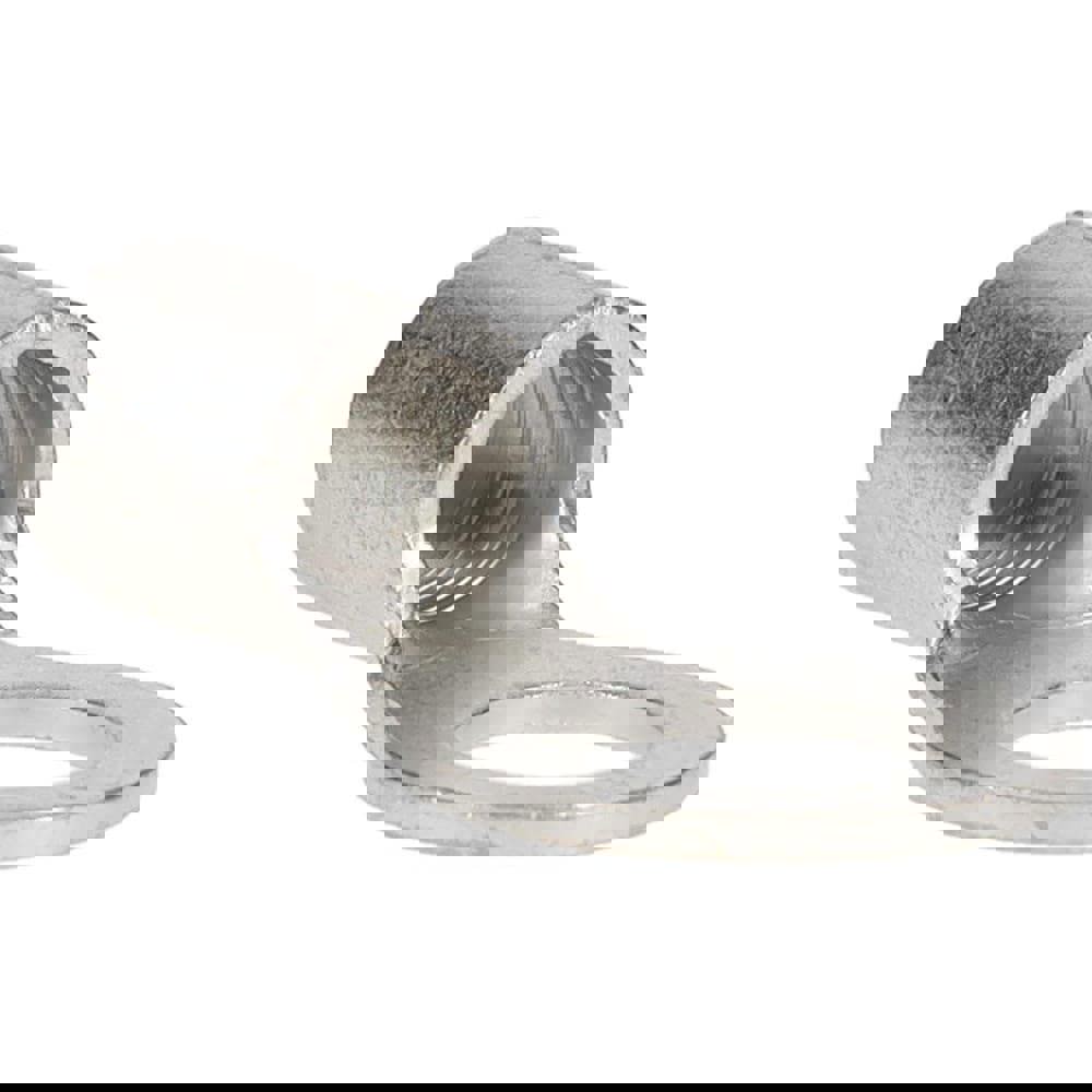 Circular Ring Terminal: Non-Insulated, 2 AWG, Crimp Connection