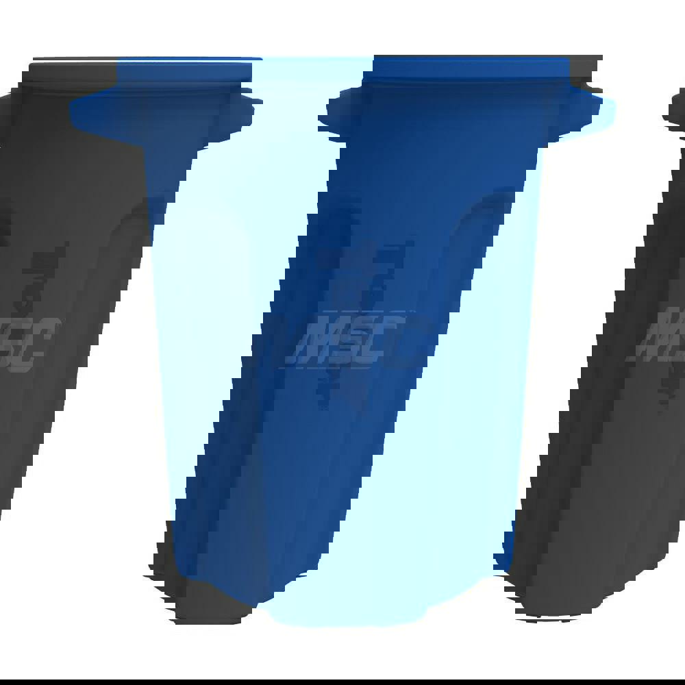 Trash Cans & Recycling Containers; Product Type: Trash Can ; Container Capacity: 20 gal ; Container Shape: Round ; Lid Type: No Lid ; Container Material: Plastic ; Color: Blue