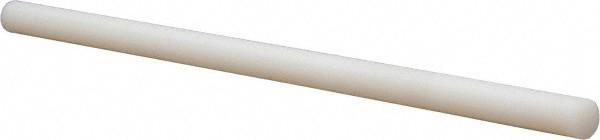 Plastic Rod: Nylon 6 & 6, 4' Long, 5/8