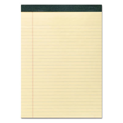 Recycled Legal Pad: 40 Sheets, Legal Ruled, Yellow Paper