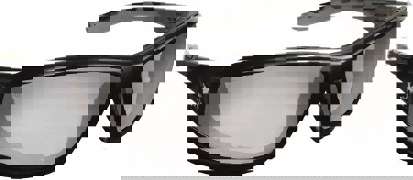 Safety Glasses: Anti-Fog, Polycarbonate, Clear Mirror Lenses, Full-Framed