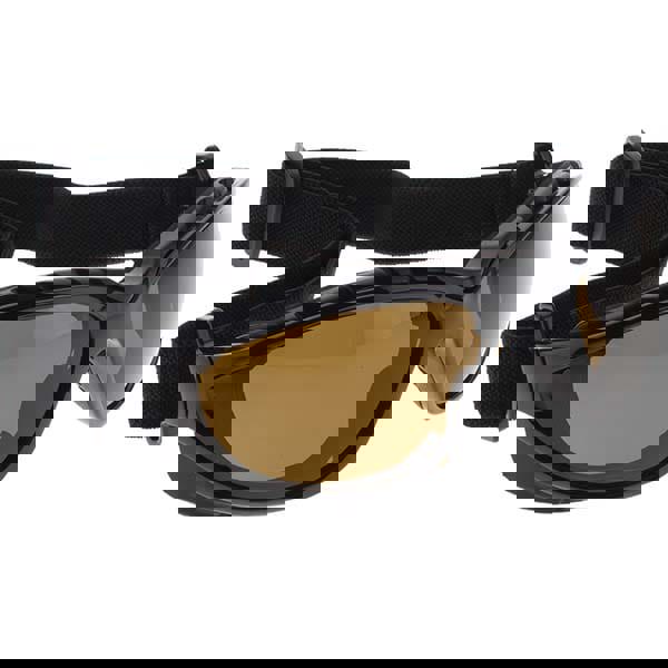 Safety Glass: Anti-Fog, Brown Lenses, Fu