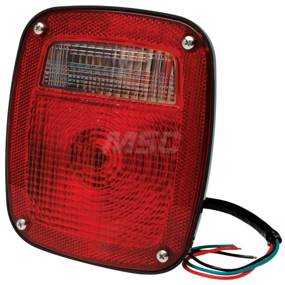Turn Signal & Tail Lights; Product Type: Heavy Duty Side & Tail ; Color: Red ; Length (Inch): 6.75 ; Specifications: Tail Lights