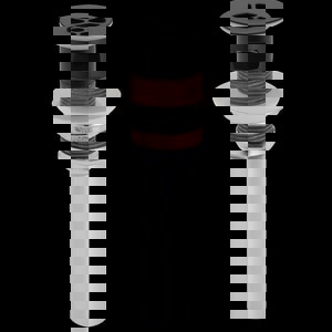 GRID STRN W/ O/FLOW BLAC