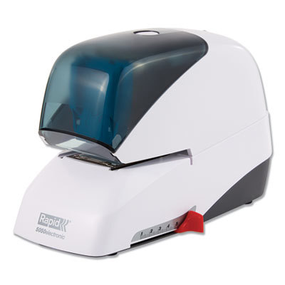 Staplers; Stapler Type: Electric ; Stapler Style: Heavy-Duty ; Sheet Capacity: 60 ; Staple Capacity: 5000 ; Color: White ; For Use With: Paper