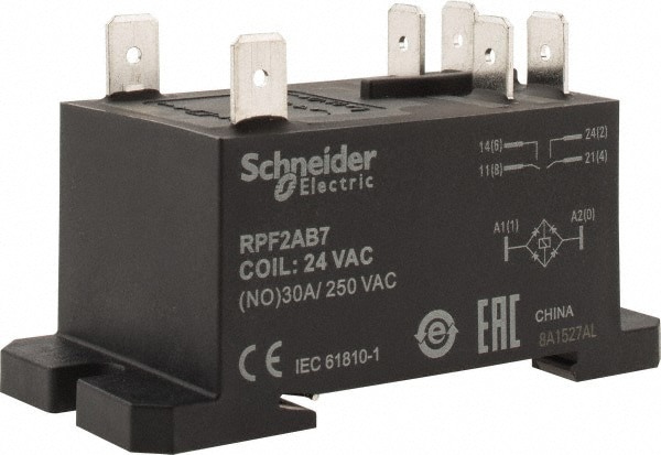 7,500 VA Power Rating, Electromechanical Plug-in General Purpose Relay